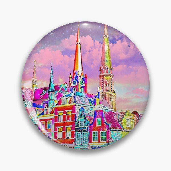 Item preview, Markt square: Delft, the Netherlands designed and sold by EkaArtShop.