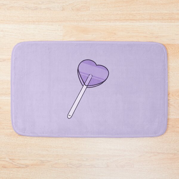 Item preview, Heart Lollipop Purple designed and sold by Seesabean.
