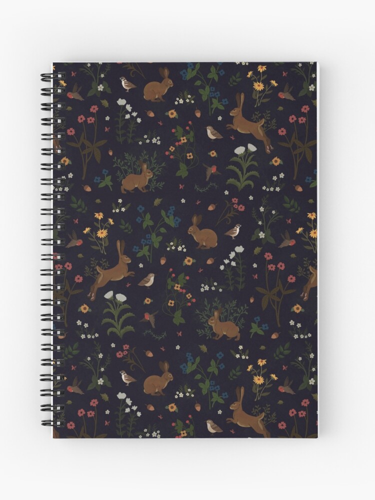 Thumbnail 1 of 3, Spiral Notebook, Garden Rabbits designed and sold by sophieeves90.
