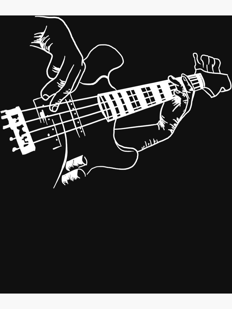 Bass Guitar Player Music Guitarist Musician Rock Poster For Sale By Knilelent Redbubble 2921