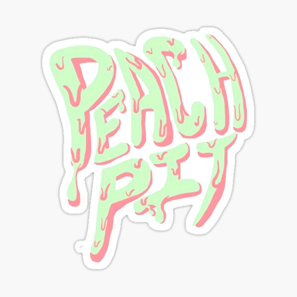 Peach Pit Stickers Redbubble