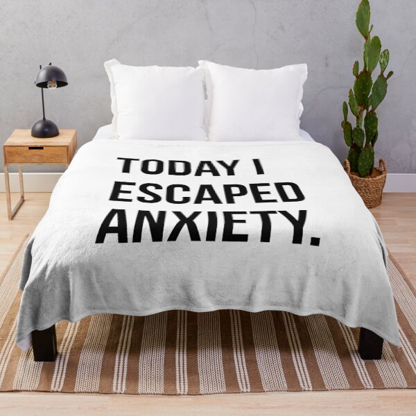 Item preview, TODAY I ESCAPED ANXIETY designed and sold by EverydayHermit.