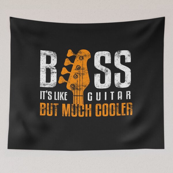 Item preview, Bass It's Like Guitar But Much Cooler Bassist and Guitar Rock designed and sold by knilelent.