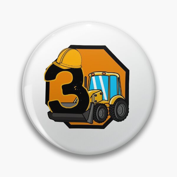 Item preview, Bucket excavator children 3rd birthday 3 year excavator designed and sold by LuminOrb.