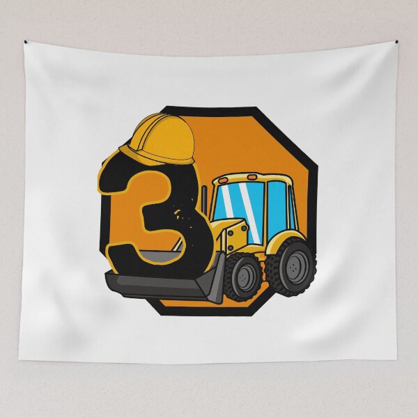 Item preview, Bucket excavator children 3rd birthday 3 year excavator designed and sold by LuminOrb.