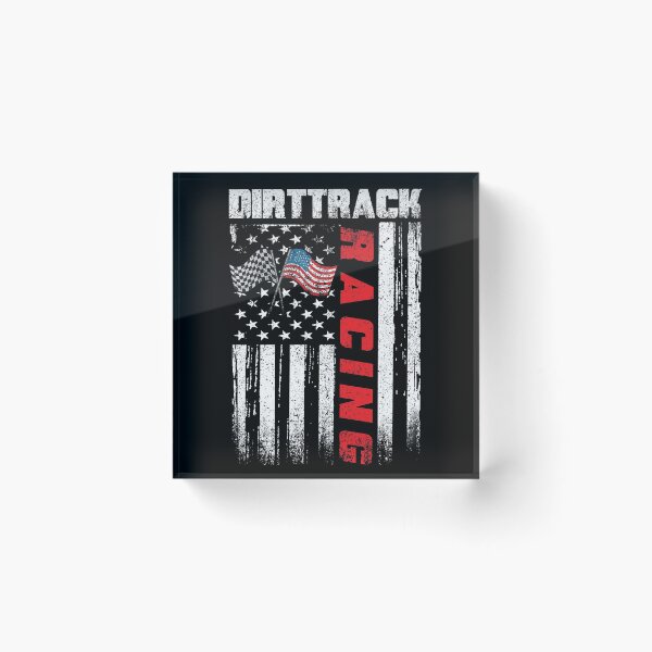 Item preview, Dirt Track Racing American Flag Funny Stock Car Dirt Racing Shirt designed and sold by jvtee.