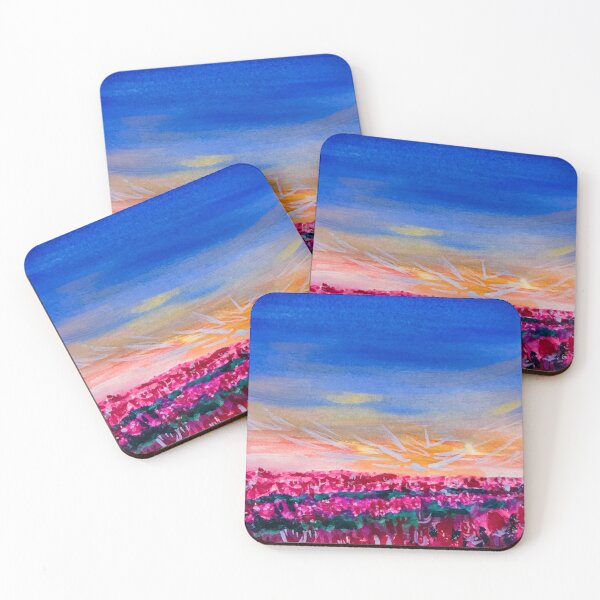Item preview, Breathtaking and Expressive Flower Field Acrylic Painting designed and sold by carmdoesart.
