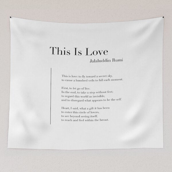 Item preview, This Is Love by Rumi designed and sold by wisemagpie.