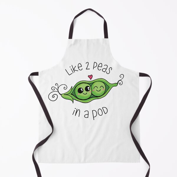 Item preview, Just like 2 Peas in a pod - cute kawaii illustration designed and sold by monkeysoup.