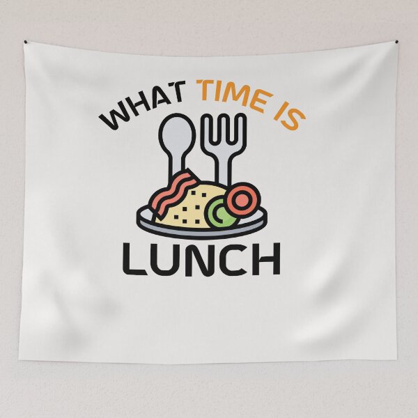 Item preview, what time is lunch gifts designed and sold by saied-DGI.