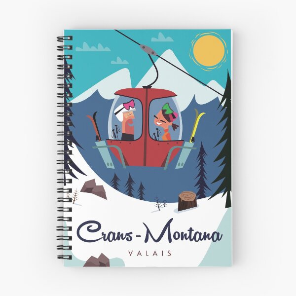 Item preview, Crans-Montana ski poster designed and sold by GAGodel.