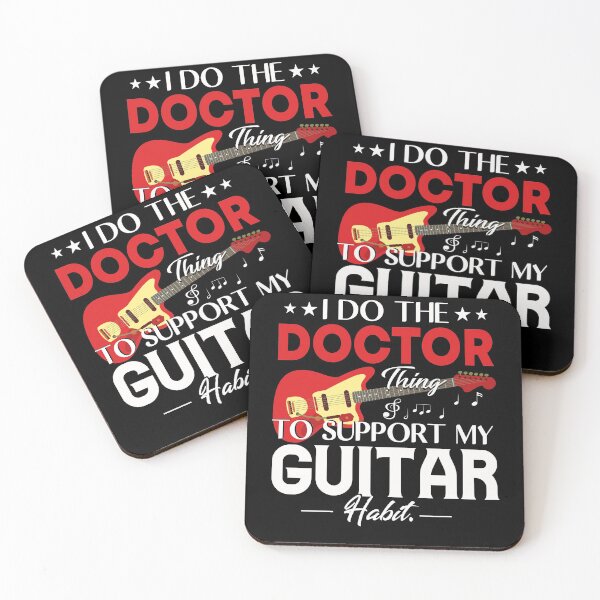 Item preview, Funny Guitar Shirt for Doctor Guitarist Physician Musician Shirt designed and sold by jvtee.