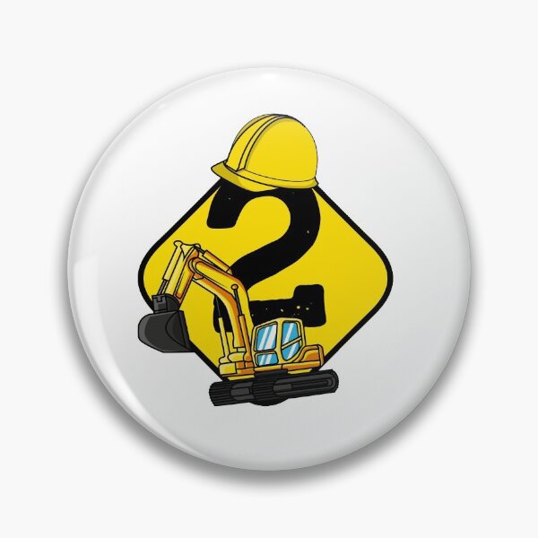 Item preview, Excavator 2 years kids birthday gift idea designed and sold by LuminOrb.