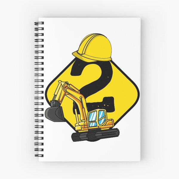 Item preview, Excavator 2 years kids birthday gift idea designed and sold by LuminOrb.