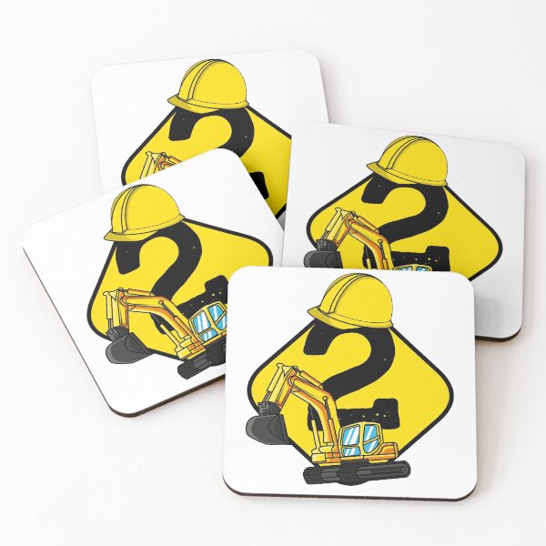 Item preview, Excavator 2 years kids birthday gift idea designed and sold by LuminOrb.