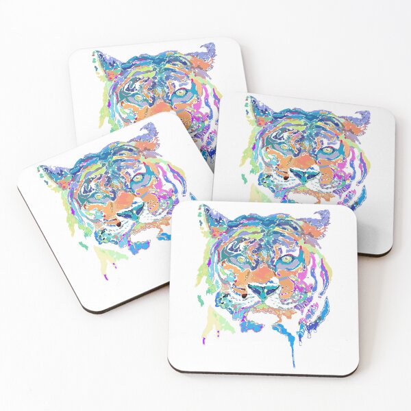 Item preview, Colorful Tiger  designed and sold by ArtDesignsbyK.