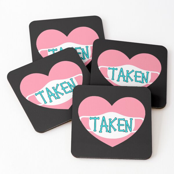 Item preview, Love Heart with Taken Face Mask Funny Valentines Day   designed and sold by sasigifts.