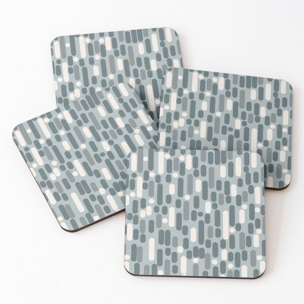 Item preview, Morningside Heights Mid Century Modern Pattern in Light Blue-Grey and Cream designed and sold by kierkegaard.