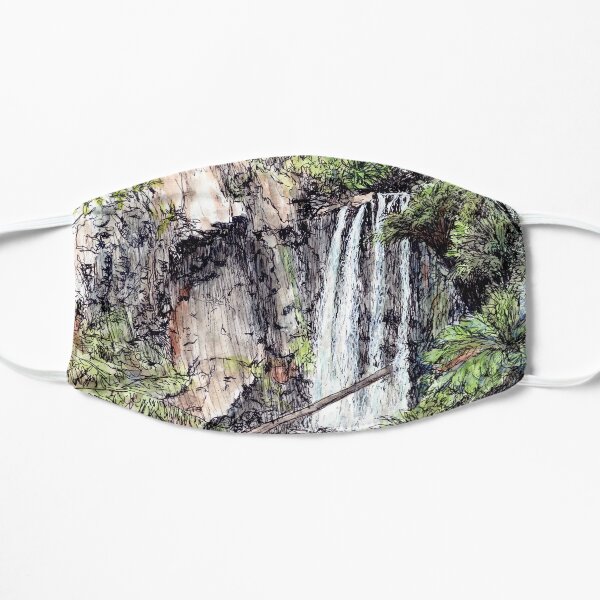 Australian Scene - Hopetoun Falls, Otway Ranges, Vic, Aus. Flat Mask