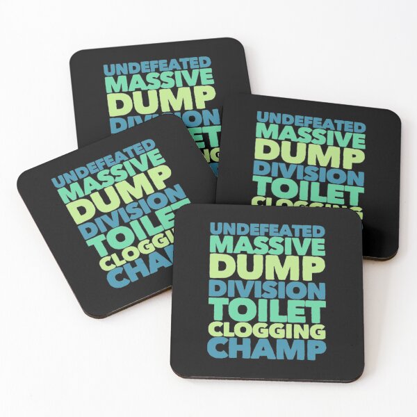 Item preview, Undefeated Massive Dump Division Toilet Clogging Champ designed and sold by Artistive.