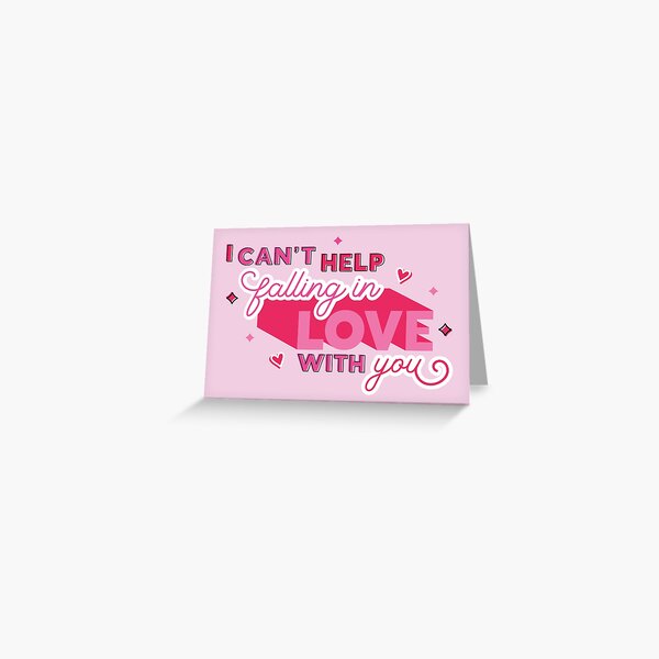 I Cant Help Falling In Love With You Gifts & Merchandise for Sale ...