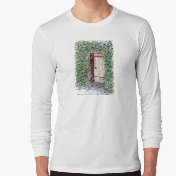 Australian Scene - Secret door - Hahndorf, SA, Australia Long Sleeve T-Shirt