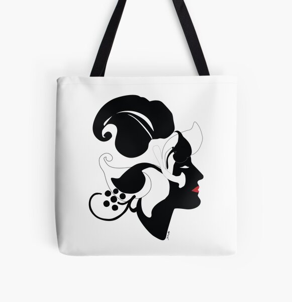 Woman All Over Print Tote Bag