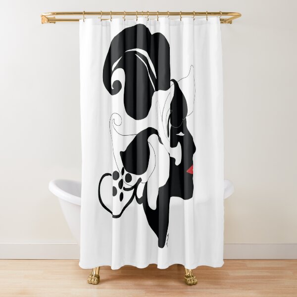Woman Shower Curtain