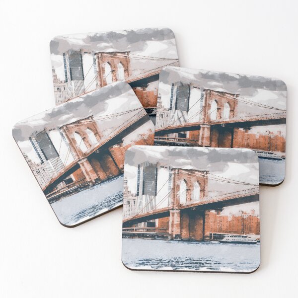 Item preview, New York, Brooklyn Bridge designed and sold by AM FineArtPrints.