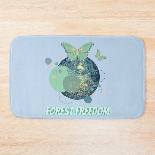 Item preview, Find forest freedom with two green butterflies. designed and sold by anneliesfineart.