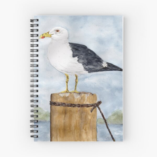 Item preview, Seagull at the harbor designed and sold by Sandra  Steinke.