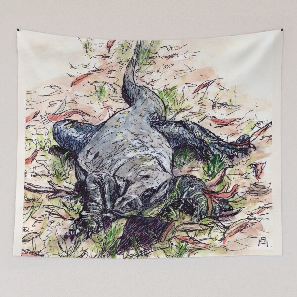 Item preview, Australian Artwork - Lace Monitor - Goanna designed and sold by Anne Huth.