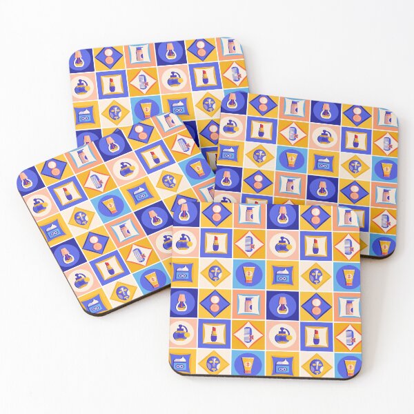 Item preview, Retro Beauty Parlor - Colorful Patchwork designed and sold by Simplulina.