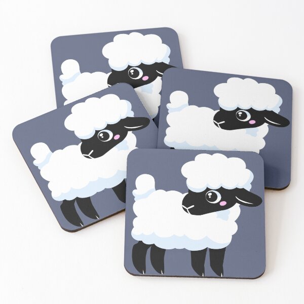 Item preview, Simple Fluffy Lamb 2 designed and sold by leashonlife.