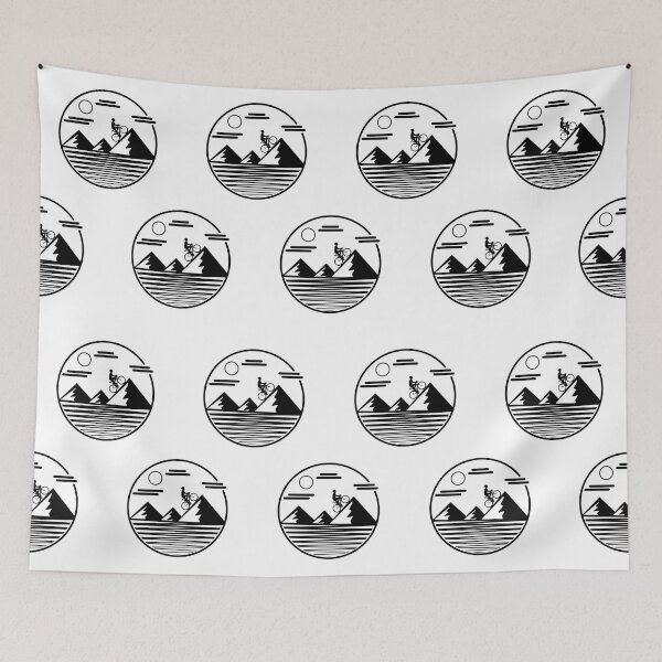 Item preview, The Only Way is Up Line Art Black designed and sold by RabeDesigns.