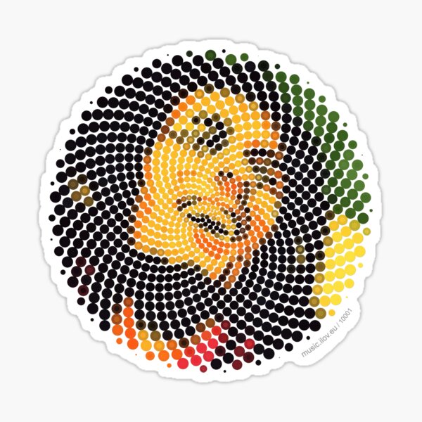 Marley I Love U color 2 Sticker