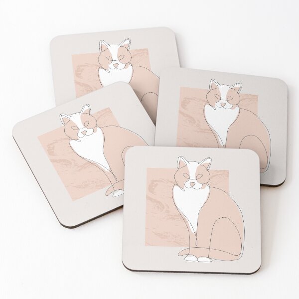 Item preview, Continuous Cat Sketch designed and sold by Ransyn Art.