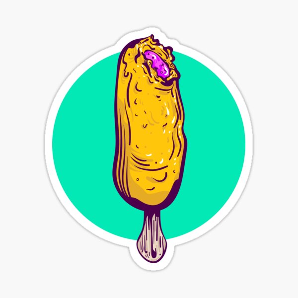 Corndog Sticker
