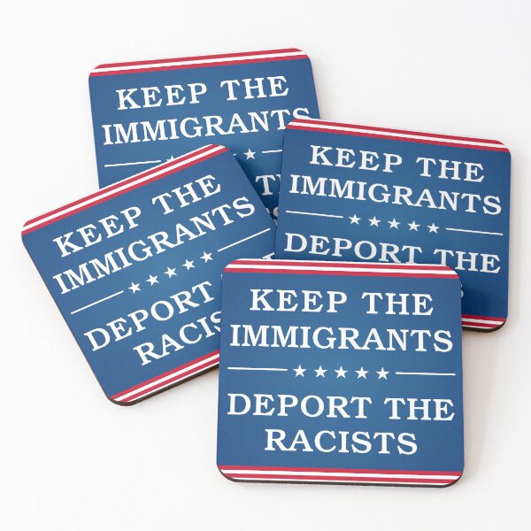 Item preview, Keep the Immigrants Deport the Racists Bumper designed and sold by BSPDesign.
