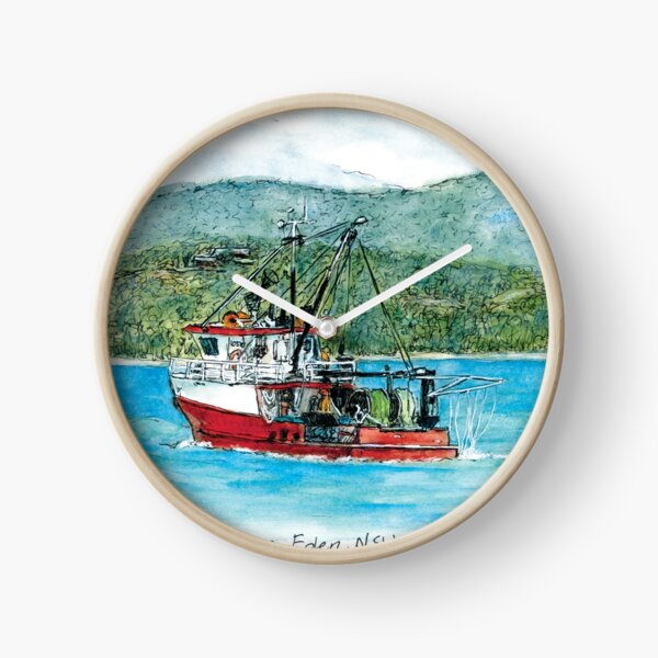 Item preview, Australian Scene - Trawler - Snug Cove, Eden, NSW, Aus.  designed and sold by Anne Huth.