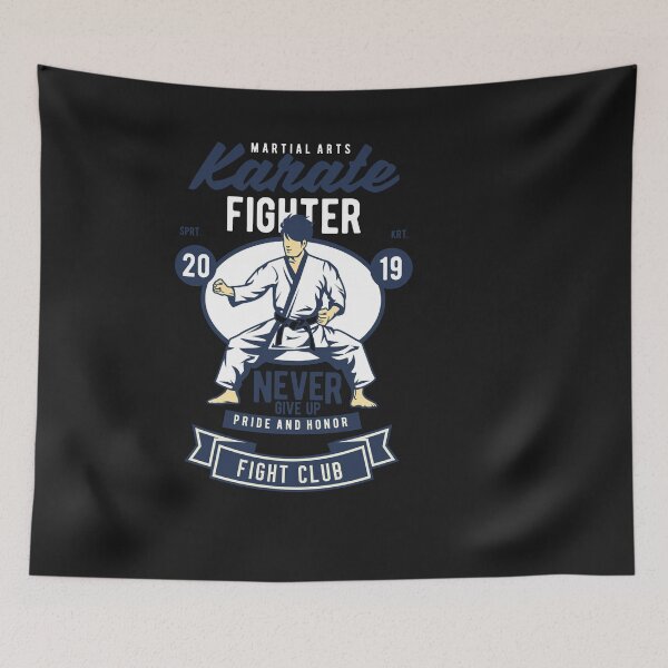 Item preview, Karate fighter 2019 Never Give Up Pride and Power design designed and sold by WigglyLine.