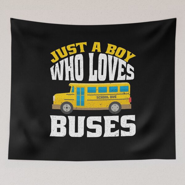 Item preview, Just A Boy Who Loves Buses Adults & Kids designed and sold by Sinful Charm.