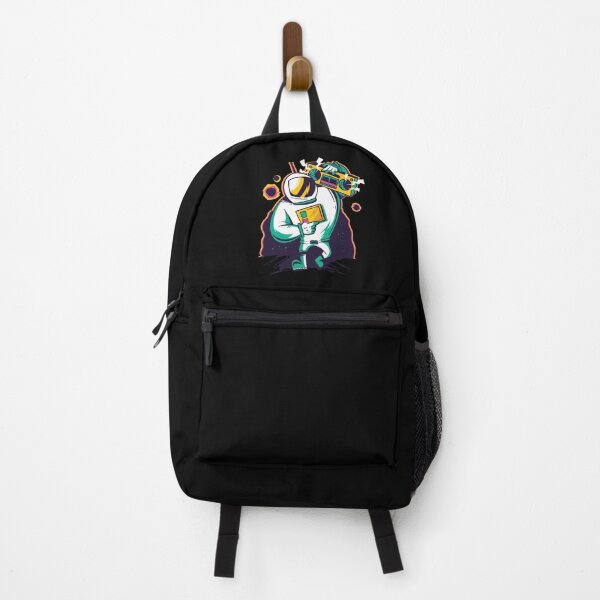 Item preview, Colorful Fun Astronaut with Boombox 80s Retro designed and sold by TeesByMark.