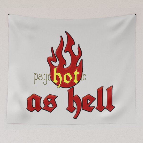 Item preview, Fire Emoji Hot Psychotic as Hell Crazy cute  designed and sold by hempress.