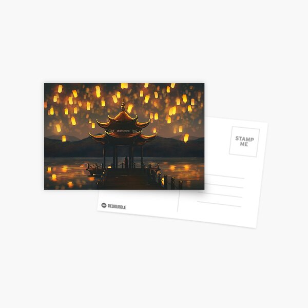 Item preview, Sea of Lanterns designed and sold by rapho.