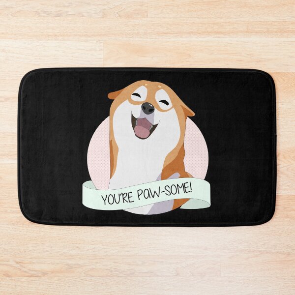 Item preview, Happy Shiba Inu - You're Pawsome designed and sold by Lady Grim.