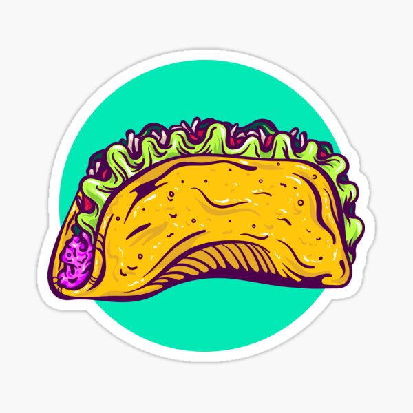 Taco Sticker