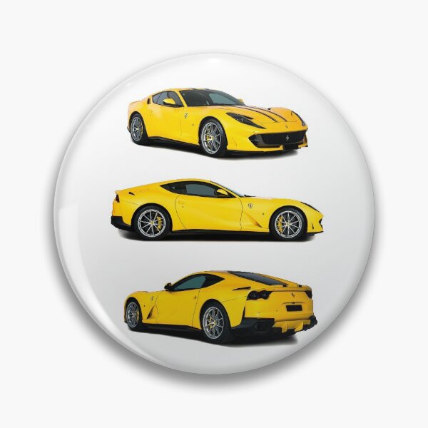 Item preview, Yellow 812 Superfast Ferrari designed and sold by outffocus.