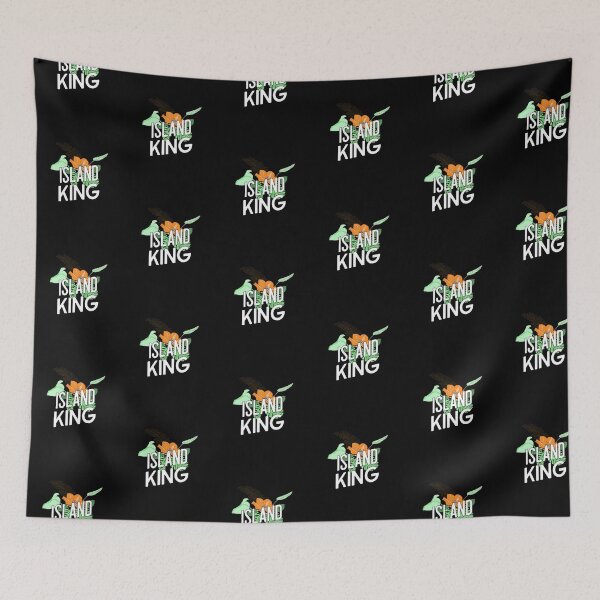 Item preview, Tropical Flower Polynesian Island King designed and sold by Islandize.