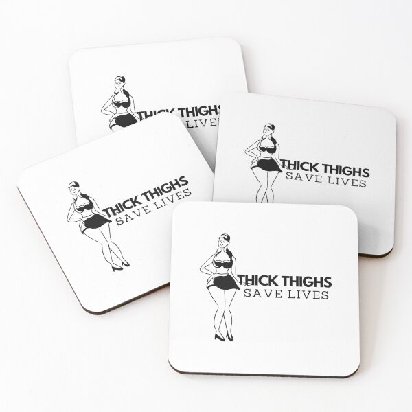 Item preview, Thick Thighs Save Lives  designed and sold by JustAMillenial -.